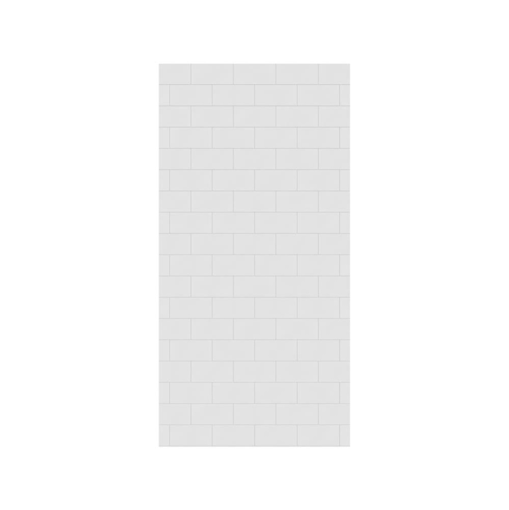 MTMK-7238-1 38 x 72 Swanstone® Metro Subway Tile Glue up Bathtub and Shower Single Wall Panel