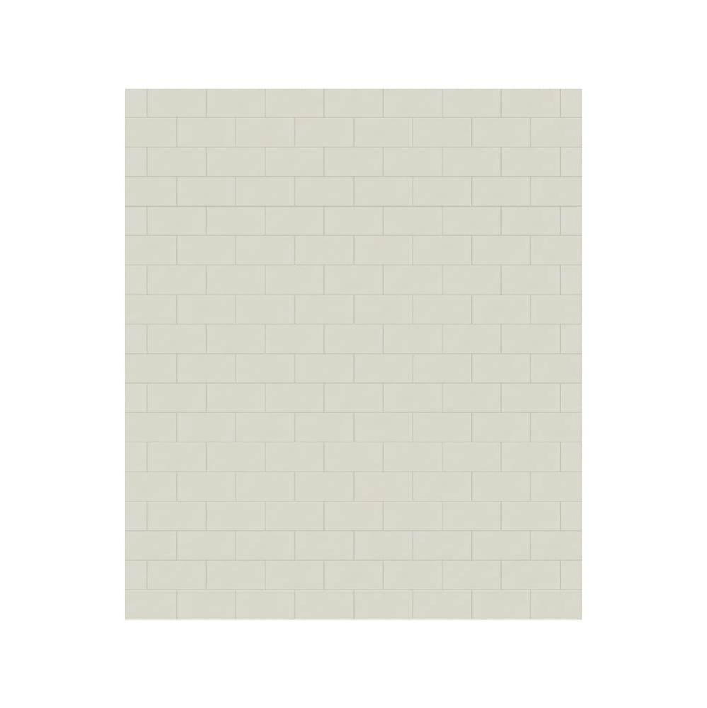 MTMK-7262-1 62 x 72 Swanstone® Metro Subway Tile Glue up Bathtub and Shower Single Wall Panel