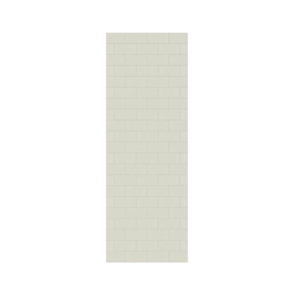 MTMK-8432-1 32 x 84 Swanstone® Metro Subway Tile Glue up Bathtub and Shower Single Wall Panel