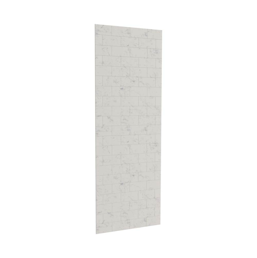 MTMK-8432-1 32 x 84 Swanstone® Metro Subway Tile Glue up Bathtub and Shower Single Wall Panel