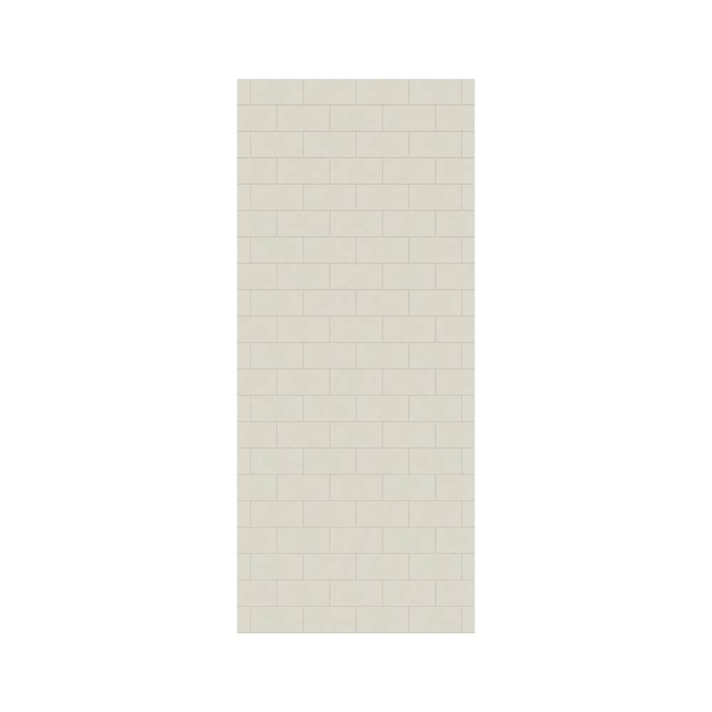 MTMK-8442-1 42 x 84 Swanstone® Metro Subway Tile Glue up Bathtub and Shower Single Wall Panel