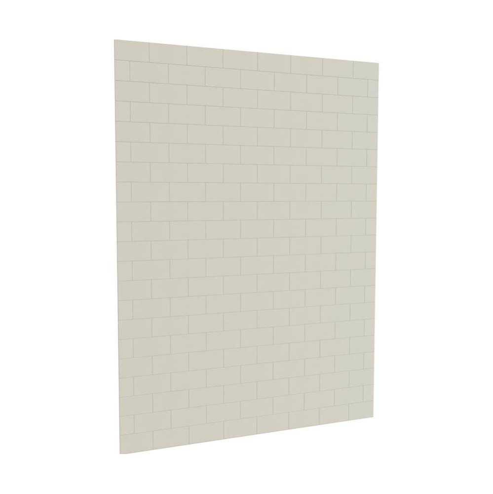 MTMK-8462-1 62 x 84 Swanstone® Metro Subway Tile Glue up Bathtub and Shower Single Wall Panel