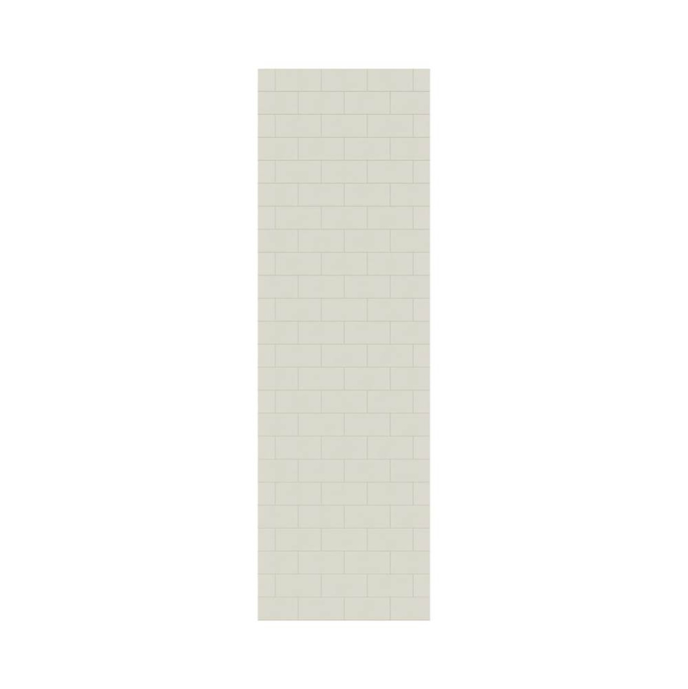 MTMK-9632-1 32 x 96 Swanstone® Metro Subway Tile Glue up Bathtub and Shower Single Wall Panel