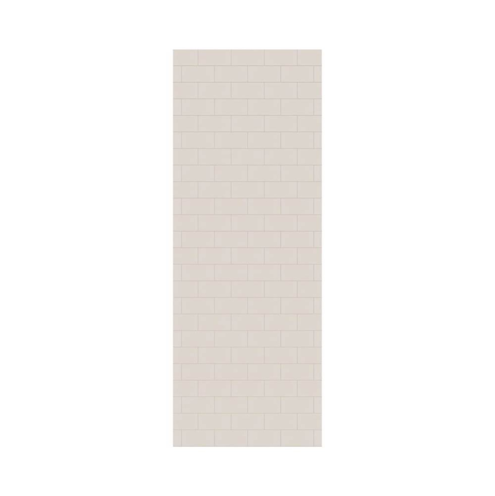 MTMK-9636-1 36 x 96 Swanstone® Metro Subway Tile Glue up Bathtub and Shower Single Wall Panel