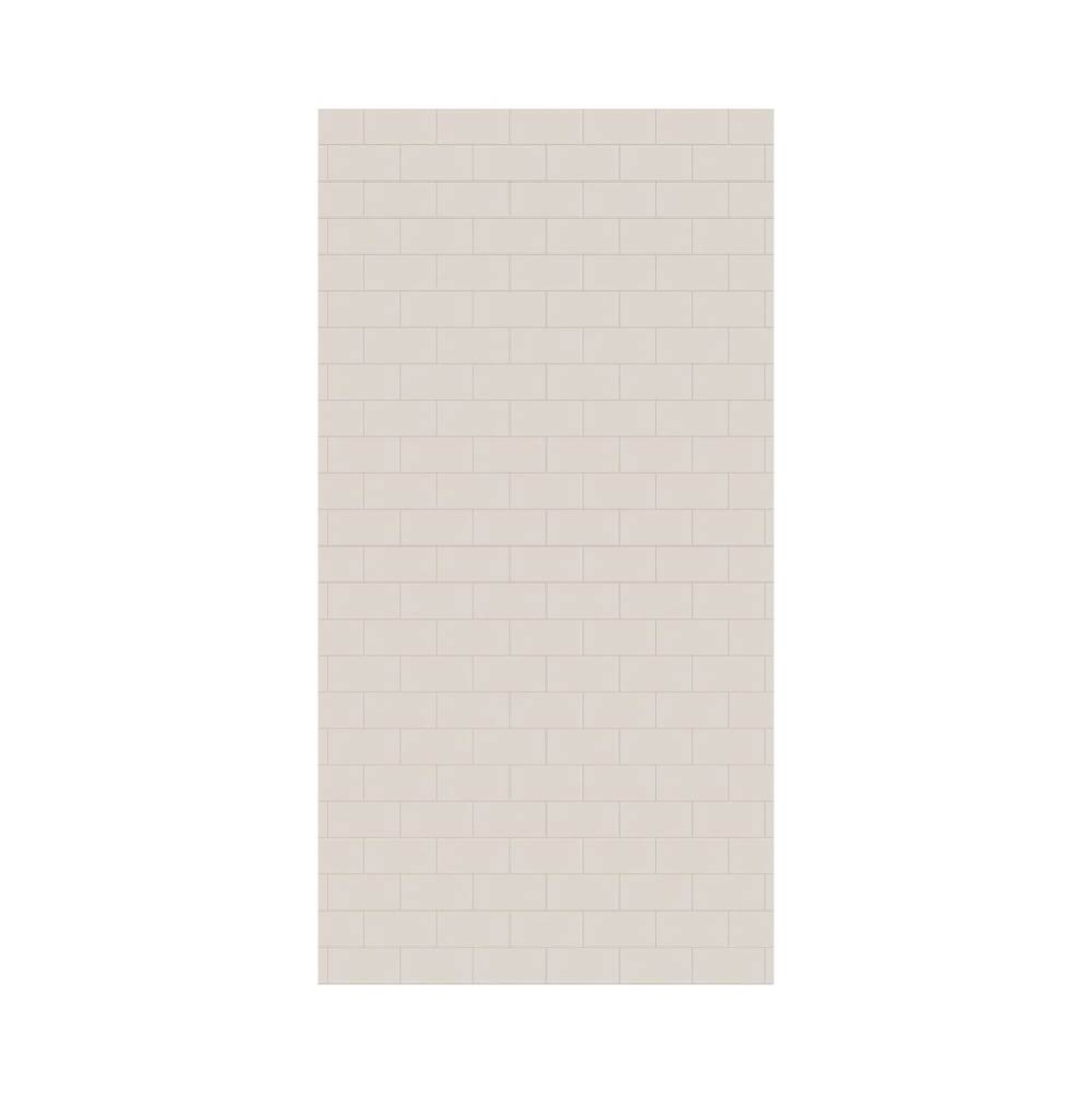 MTMK-9650-1 50 x 96 Swanstone® Metro Subway Tile Glue up Bathtub and Shower Single Wall Panel