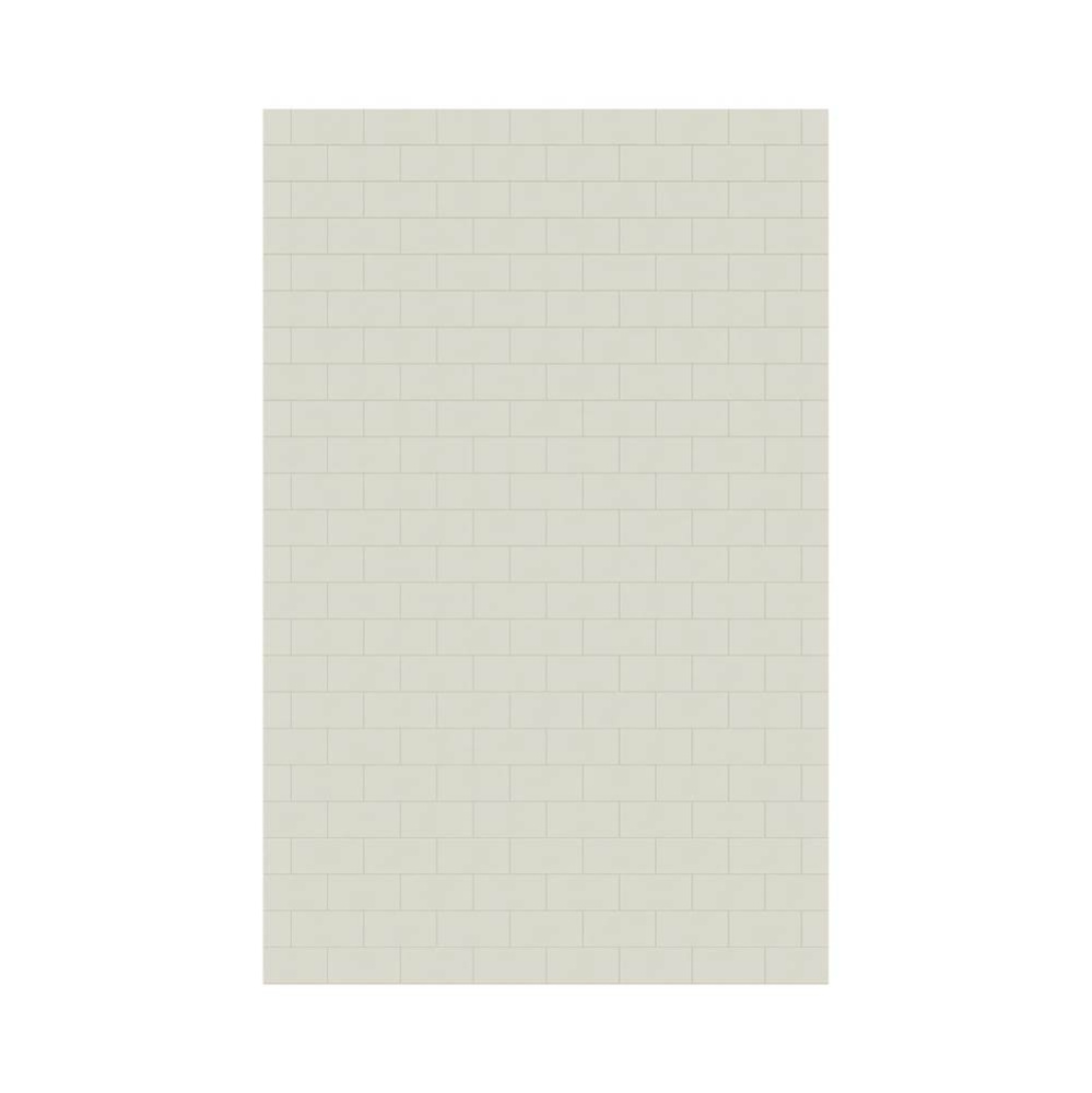 MTMK-9662-1 62 x 96 Swanstone® Metro Subway Tile Glue up Bathtub and Shower Single Wall Panel