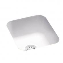Swan US01513SB.010 - US-1210 13 x 15 Swanstone® Undermount Entertainment Sink in White