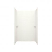 Swan STMK963662.018 - STMK96-3662 36 x 62 x 96 Swanstone® Classic Subway Tile Glue up Shower Wall Kit in Bisque
