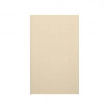 Swan SSSQ629601.037 - SSSQ-6296-1 62 x 96 Swanstone® Square Tile Glue up Bath Single Wall Panel in Bone