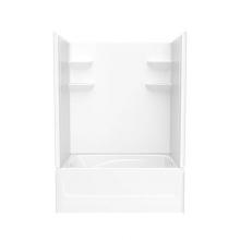 Swan VP6042CTSM2R.010 - VP6042CTSM2L/R 60 x 42 Veritek™ Pro Alcove Right Hand Drain Four Piece Tub Shower in White