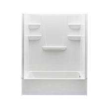 Swan VP6030CTSAR.010 - VP6030CTSAL/R 60 x 30 Veritek™ Pro Alcove Right Hand Drain Four Piece Tub Shower in White