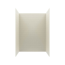 Swan MTMK723650.037 - MTMK72-3650 36 x 50 x 72 Swanstone® Metro Subway Tile Glue up Bathtub and Shower Wall Kit in