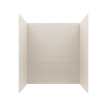 Swan MTMK724262.018 - MTMK72-4262 42 x 62 x 72 Swanstone® Metro Subway Tile Glue up Bathtub and Shower Wall Kit in