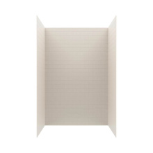 Swan MTMK964262.018 - MTMK96-4262 42 x 62 x 96 Swanstone® Metro Subway Tile Glue up Shower Wall Kit in Bisque
