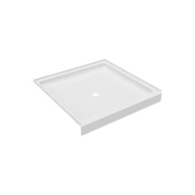 Swan FF04242MD.010 - R-4242 42 x 42 Veritek Alcove Shower Pan with Center Drain in White