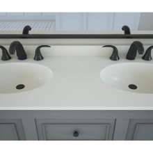 Swan CH022732B.018 - CH2B2273 Chesapeake 22 x 73 Double Bowl Vanity Top in Bisque