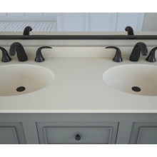 Swan CH022612B.037 - CH2B2261 Chesapeake 22 x 61 Double Bowl Vanity Top in Bone