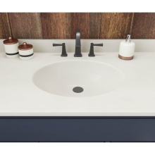 Swan VC02255.013 - VC1B2255 Ellipse 22 x 55 Single Bowl Vanity Top in Coastal Sands