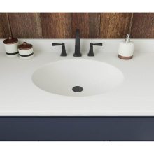 Swan VT02249.010 - VT1B2249 Ellipse 22 x 49 Single Bowl Vanity Top in White