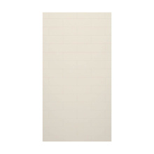Swan MSMK7242.018 - MSMK-7242-1 42 x 72 Swanstone® Modern Subway Tile Glue up Bathtub and Shower Single Wall Pane
