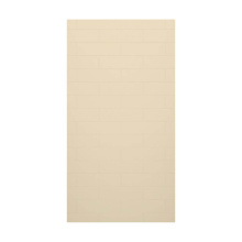 Swan MSMK9650.037 - MSMK-9650-1 50 x 96 Swanstone® Modern Subway Tile Glue up Bathtub and Shower Single Wall Pane