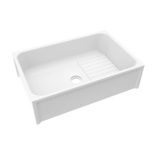 Swan MS02436WA.900 - MS-2436 24 x 36 Veritek Floor Mount Single Bowl Mop Service Sink in White