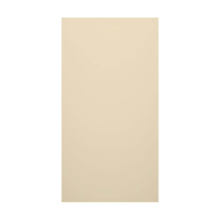 Swan SMMK7236.037 - SMMK-7236-1 36 x 72 Swanstone® Smooth Glue up Bathtub and Shower Single Wall Panel in Bone
