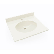 Swan VT01931.037 - VT1B1931 Ellipse 19 x 31 Single Bowl Vanity Top in Bone