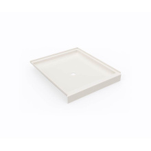 Swan SF04236MD.018 - SS-4236 42 x 36 Swanstone® Alcove Shower Pan with Center Drain in Bisque