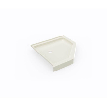 Swan SN00036MD.037 - SS-36NEO 36 x 36 Swanstone® Corner Shower Pan with Center Drain in Bone