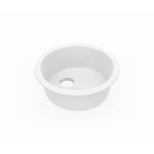 Swan KS00018RB.010 - KSRB-18 Swanstone® Dual Mount Round Bowl Sink in White