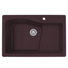 Swan QZ03322AD.170 - QZAD-3322 22 x 33 Granite Drop in Ascend Bowl Sink in Espresso