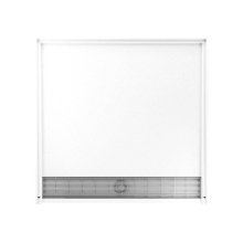 Swan FT03838.010 - FTF-3838 38 x 38 Veritek Alcove Shower Pan with Front Center Drain in White