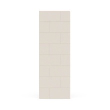 Swan TSMK9634.141 - TSMK-9634-1 34 x 96 Swanstone Traditional Subway Tile Glue up Bathtub and Shower Single Wall Panel