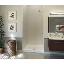 Swan VP3636CPAN.010 - VP3636CPAN Veritek™ Pro Alcove Shower Pan with Center Drain in White