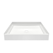Swan VP4242CPANNS.010 - VP4242CPANNS Veritek™ Pro Alcove Shower Pan with Center Drain in White