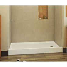 Swan VP6030CPANR.010 - VP6030CPANL/R Veritek™ Pro Alcove Shower Pan with Right Hand Drain in White