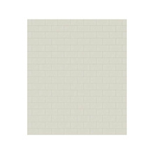 Swan MTMK7262.037 - MTMK-7262-1 62 x 72 Swanstone® Metro Subway Tile Glue up Bathtub and Shower Single Wall Panel
