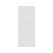 Swan MTMK8436.010 - MTMK-8436-1 36 x 84 Swanstone® Metro Subway Tile Glue up Bathtub and Shower Single Wall Panel
