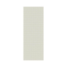 Swan MTMK9636.037 - MTMK-9636-1 36 x 96 Swanstone® Metro Subway Tile Glue up Bathtub and Shower Single Wall Panel