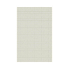 Swan MTMK9662.037 - MTMK-9662-1 62 x 96 Swanstone® Metro Subway Tile Glue up Bathtub and Shower Single Wall Panel