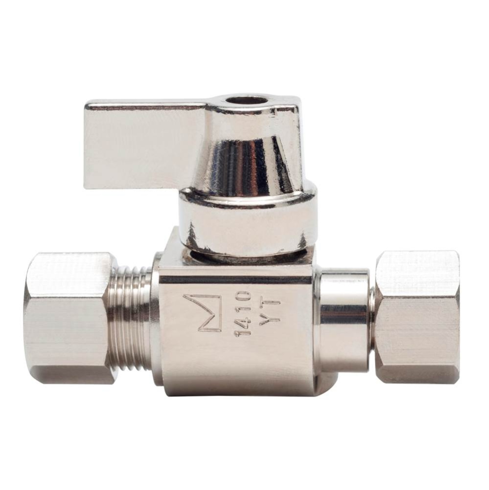 Retrofit 3/8 Compression Nl 1/4-turn Straight Stop