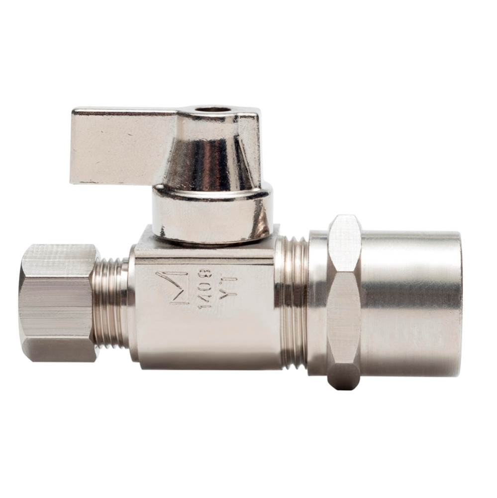 1/2 Cpvc x 3/8 Compression Nl 1/4-turn Straight Stop