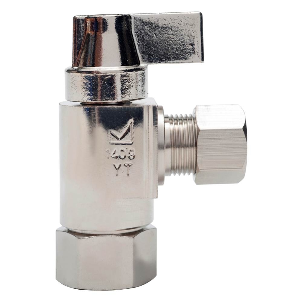 3/8 Fip x 3/8 Compression Nl 1/4-turn Angle Stop
