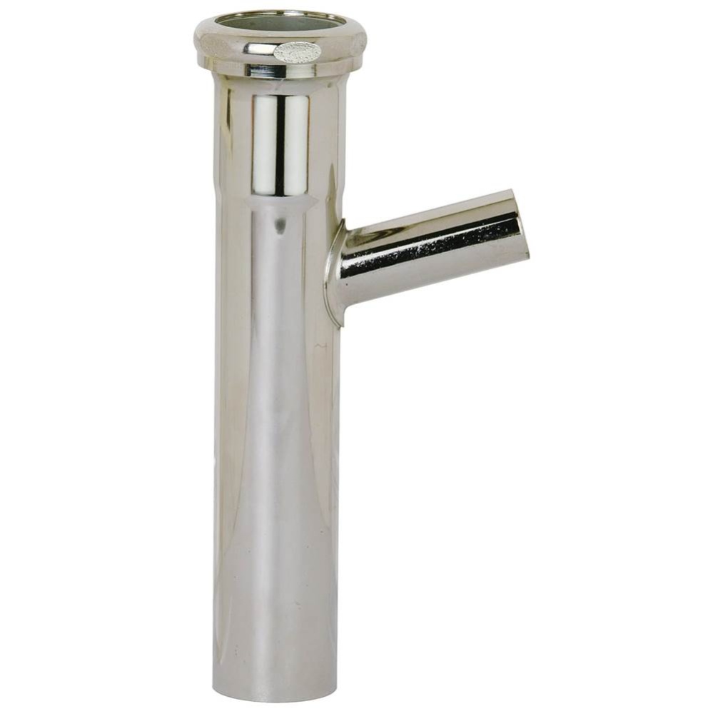 Dw Tailpiece Chrome Slip Joint 1-1/2 x 8 W/ 3/4 Dwbr