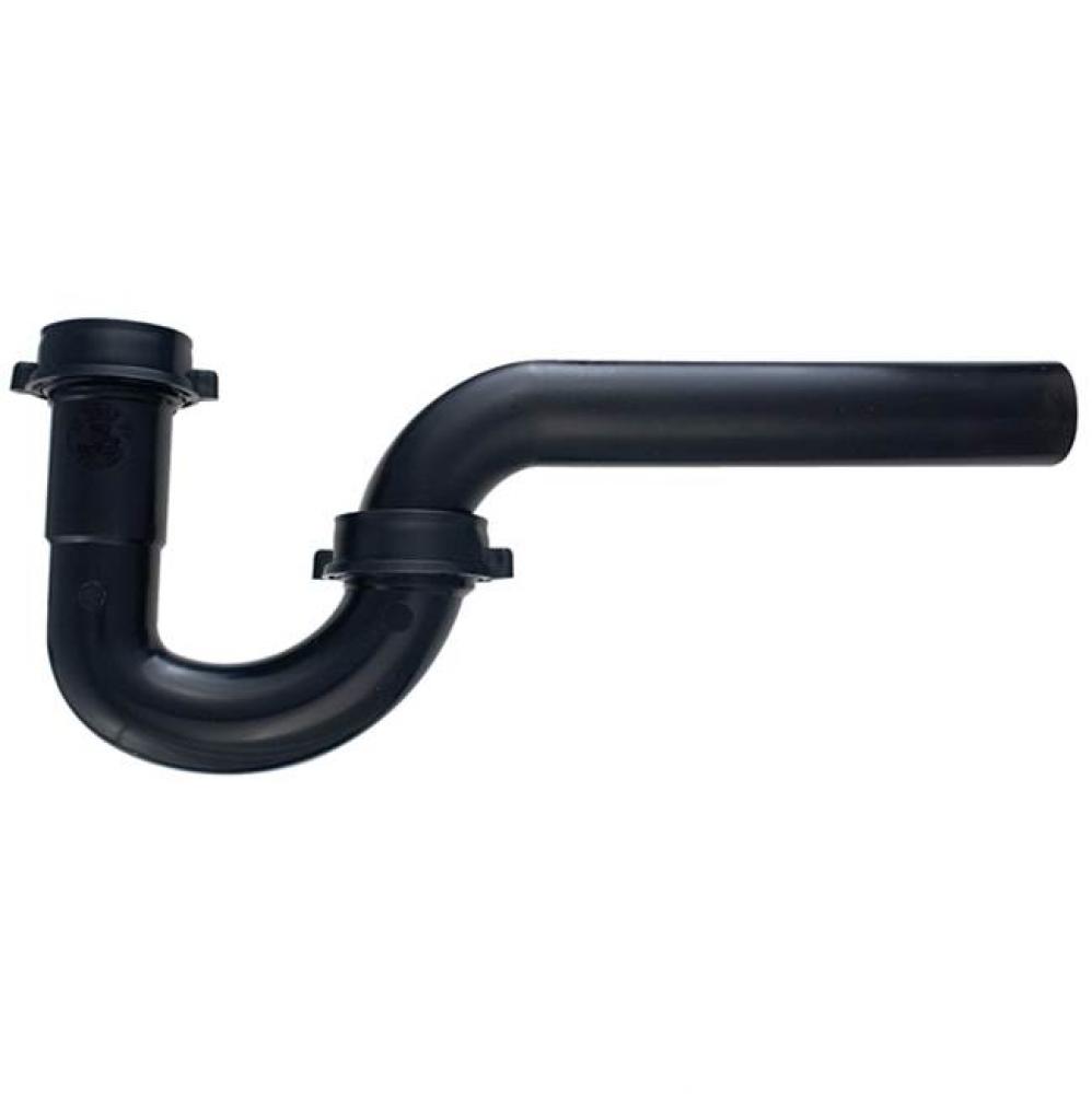 P-trap Black 1-1/4 L/adapter 1/bg