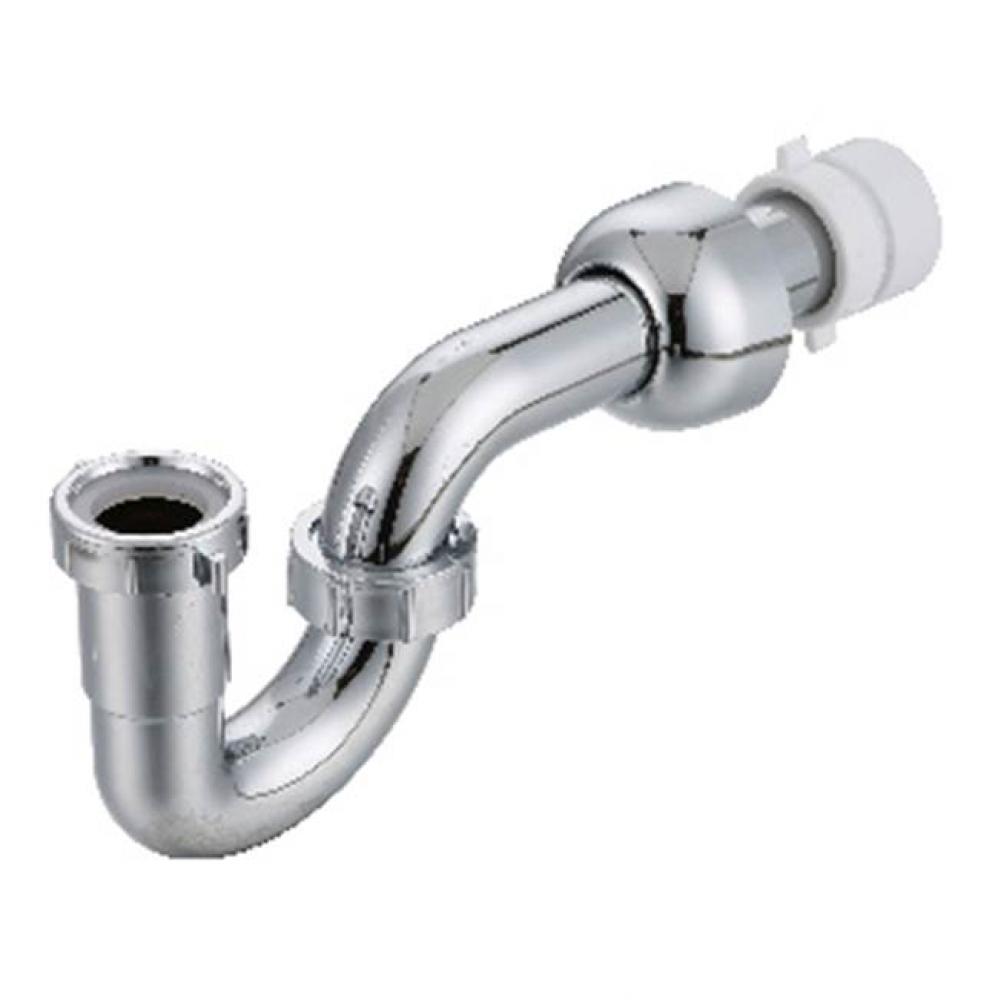 P-trap Chrome 1-1/2 W/pvc Trap Adapter & Deep Escut 1/bg