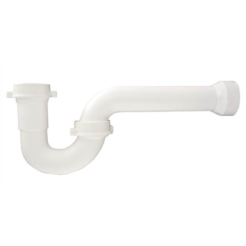 P-trap White 1-1/2 W/pvc S-weld Trap Adapter & Pvc Wall Bend 1/bg