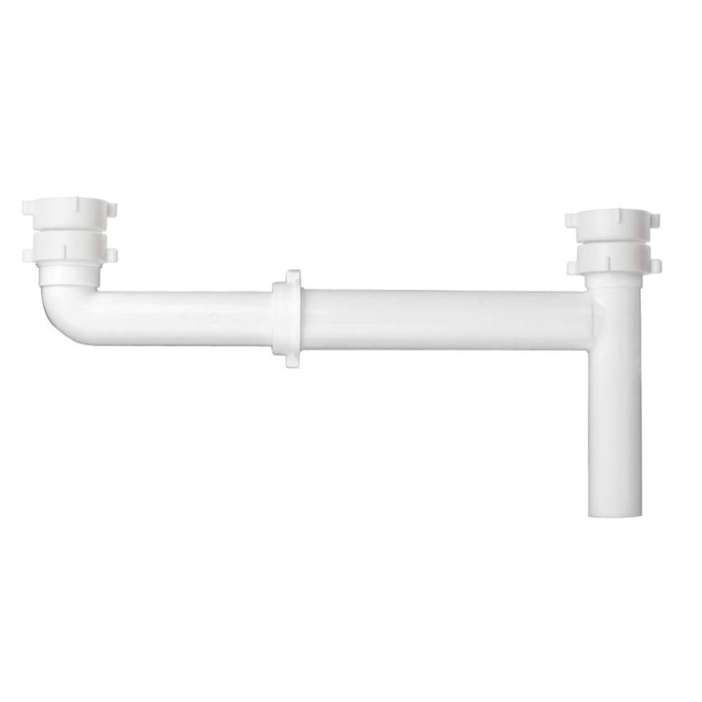 End Outlet Telescoping White All Purpose 1-1/2 x 16 W/ Soft Wshr 1/bg