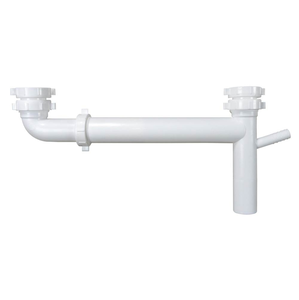 End Outlet Tele Wht All Purpose 1-1/2x16 W/ 1/2 Dw Branch & Soft Wshr